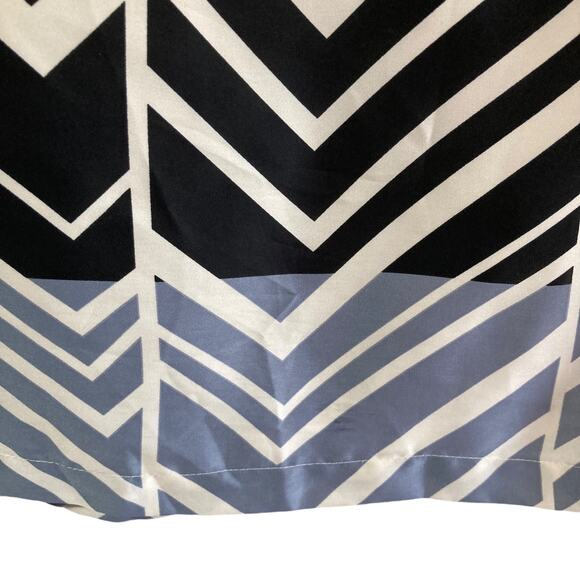 Uncle Frank Black White Gray Geometric Print Sheath Dress XS Mod 70s Retro Y2K - Picture 4 of 8